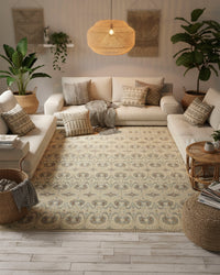 Ikat Traditional Floral Handmade Rug