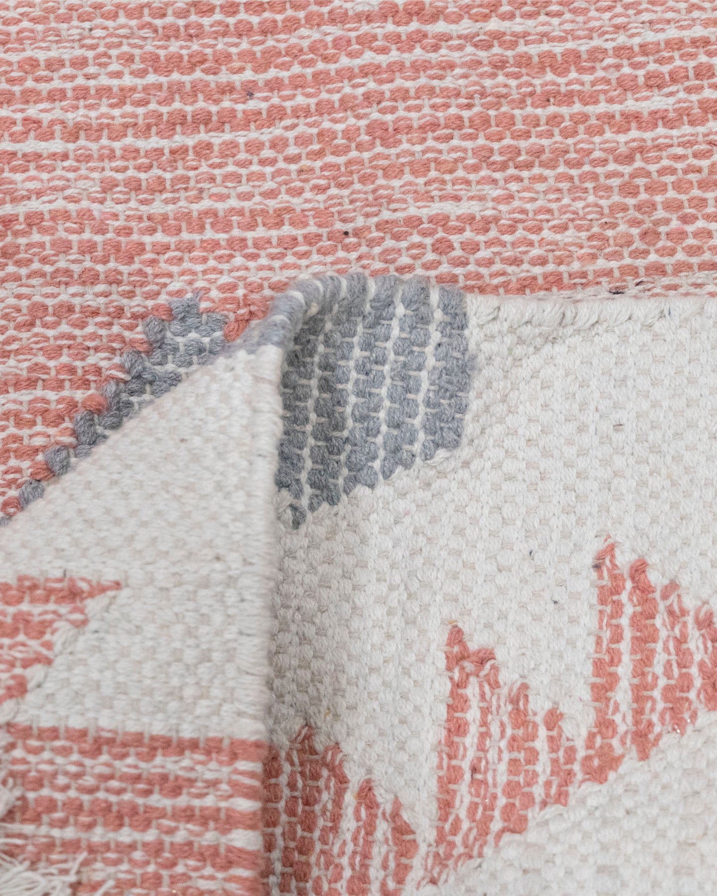Pink Hand woven Moroccan Shag Rug..