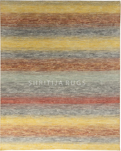 Colorful Gabbeh Vintage Area Washable Rug