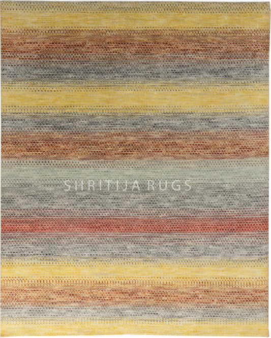 Colorful Gabbeh Vintage Area Washable Rug
