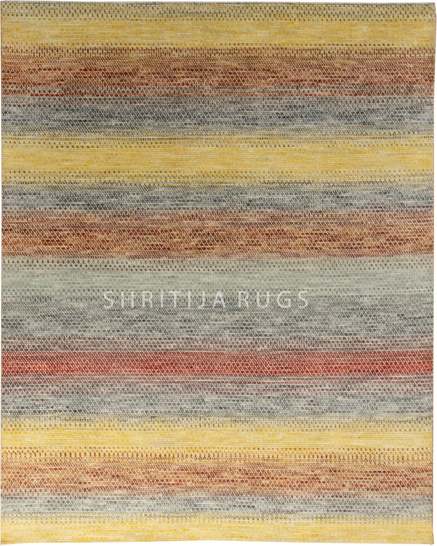 Colorful Gabbeh Vintage Area Washable Rug