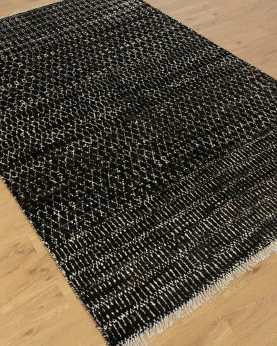 Darya Wool Silver Silk Hand Knotted Premium Quality Rug