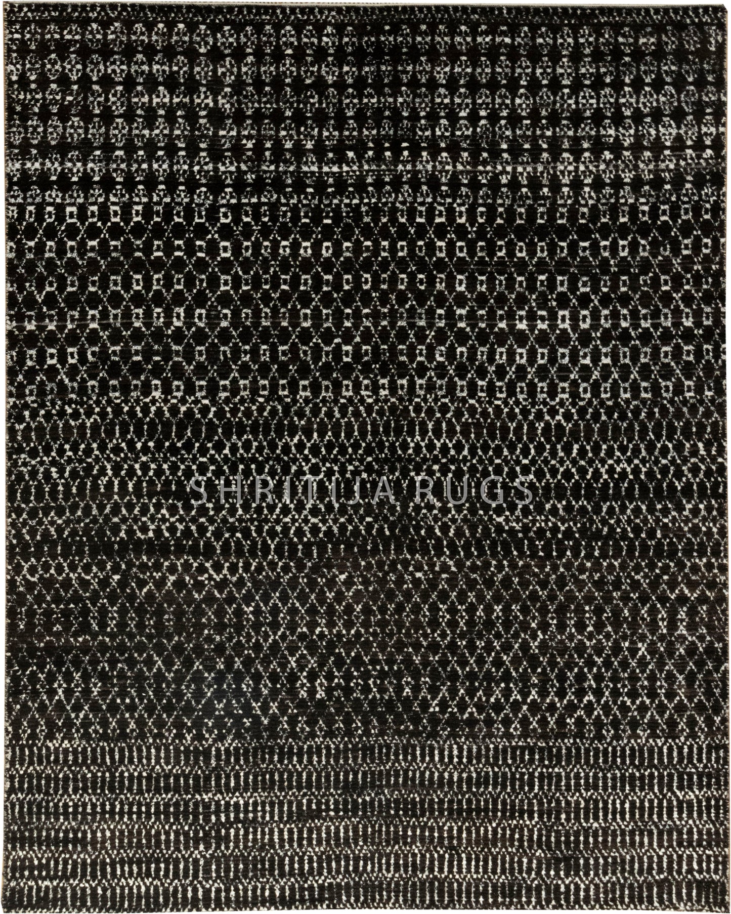 Darya Wool Silver Silk Hand Knotted Premium Quality Rug