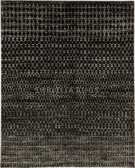 Darya Wool Silver Silk Hand Knotted Premium Quality Rug