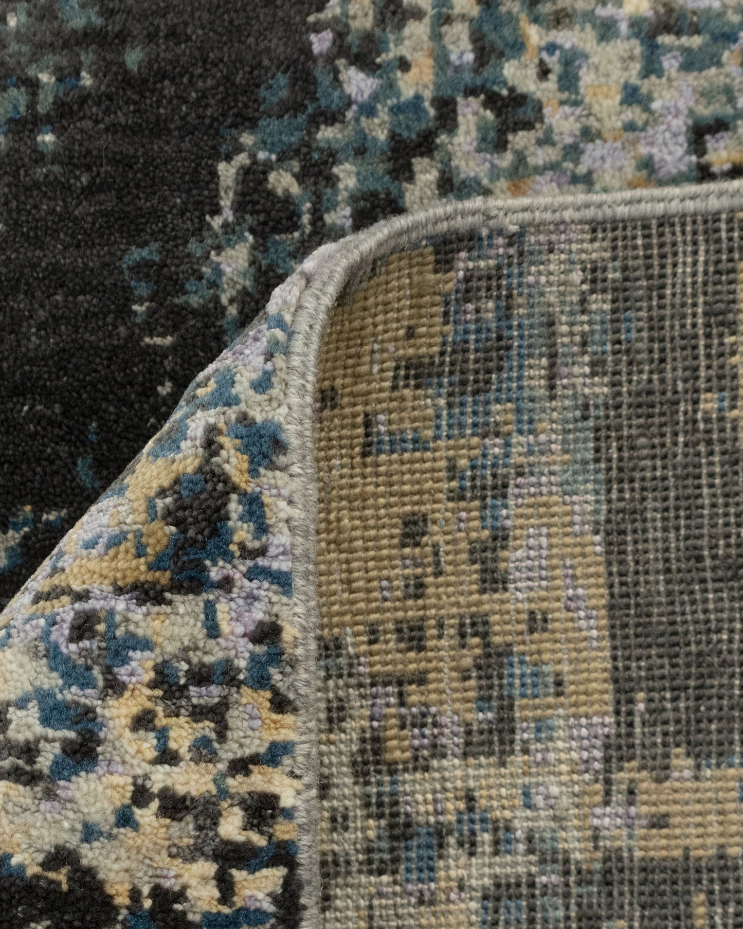 5x7 Sanganer | Modern Hand knotted Abstract Painting Rug