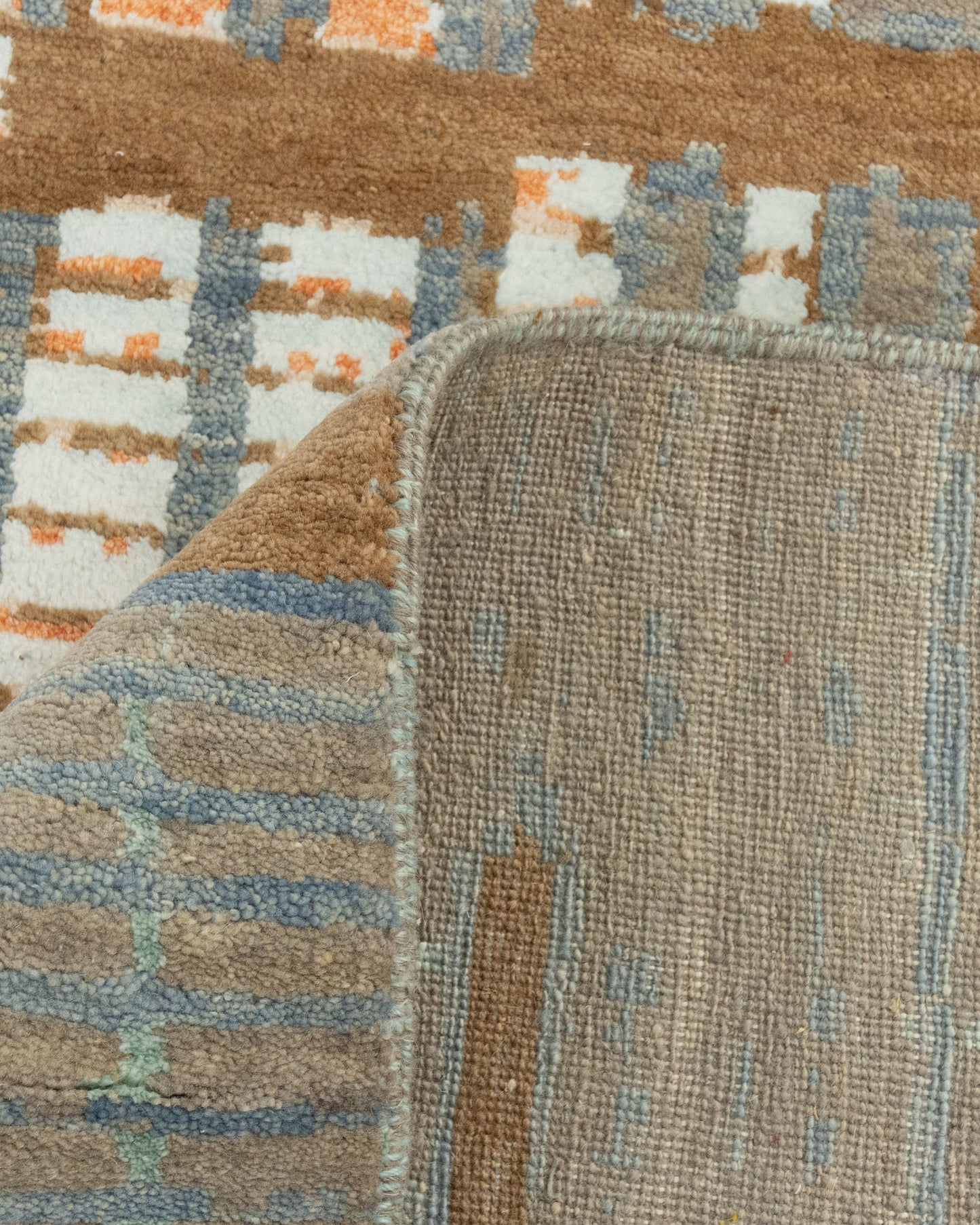 10x14 Mystique Grafton Grey Orange Oversized Area Rug For your Home| Shritija Rugs
