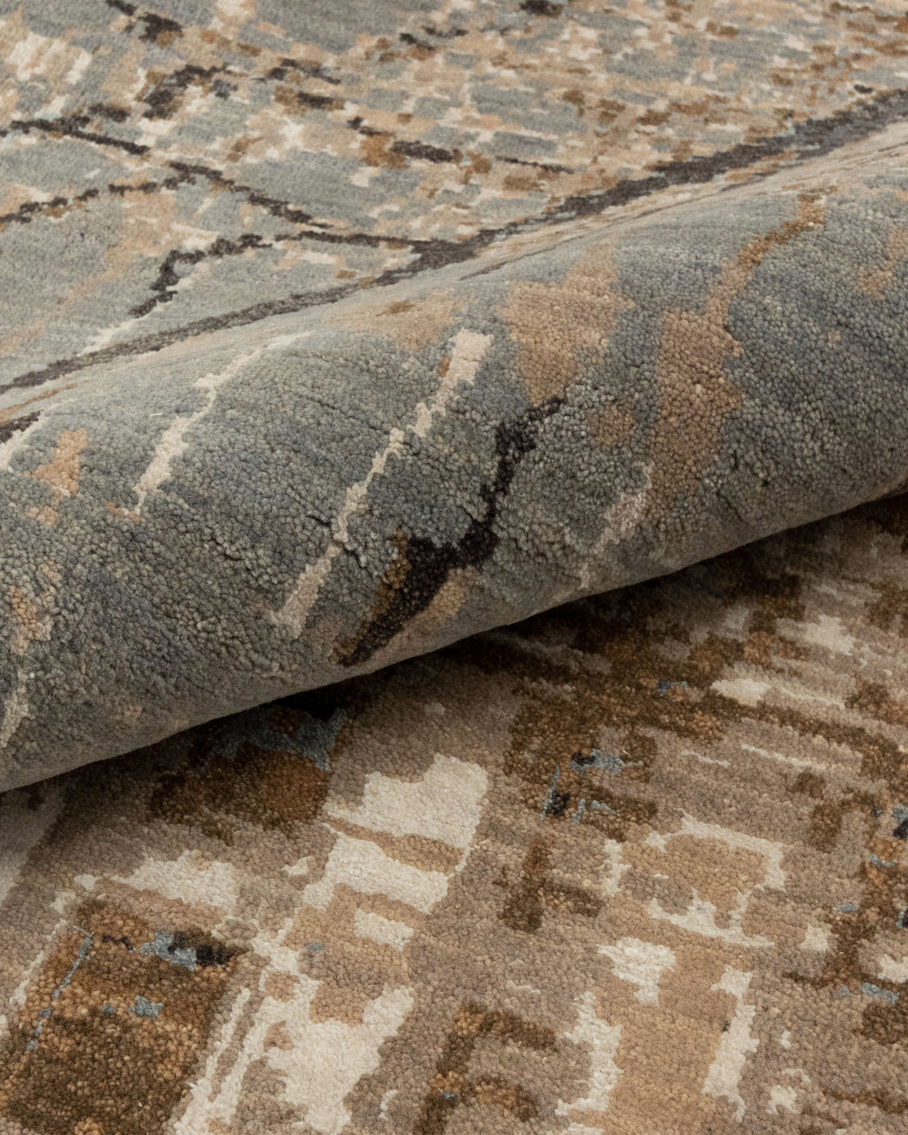 10x14 100% Hand Knotted Wool Rug | Painting Rug | Shritija Rugs