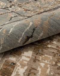 10x14 100% Hand Knotted Wool Rug | Painting Rug | Shritija Rugs