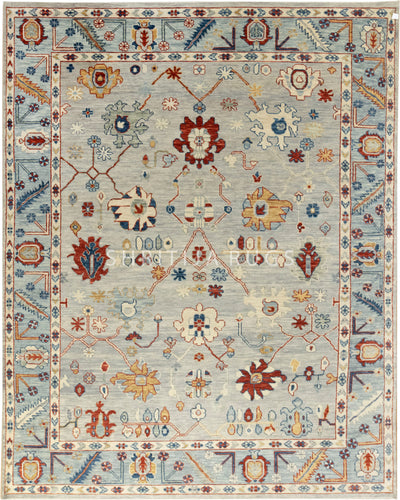 Hand-Knotted Oushak Rug: A Beautiful Blend of Tradition and Modernity