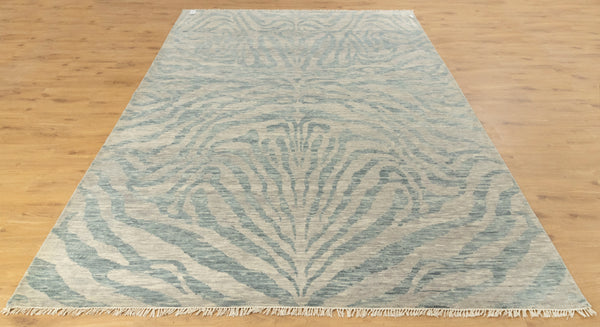 Zebra Hand-Knotted Rugs | Buy Online Hand Knotted Carpets | Abstract Rugs Online