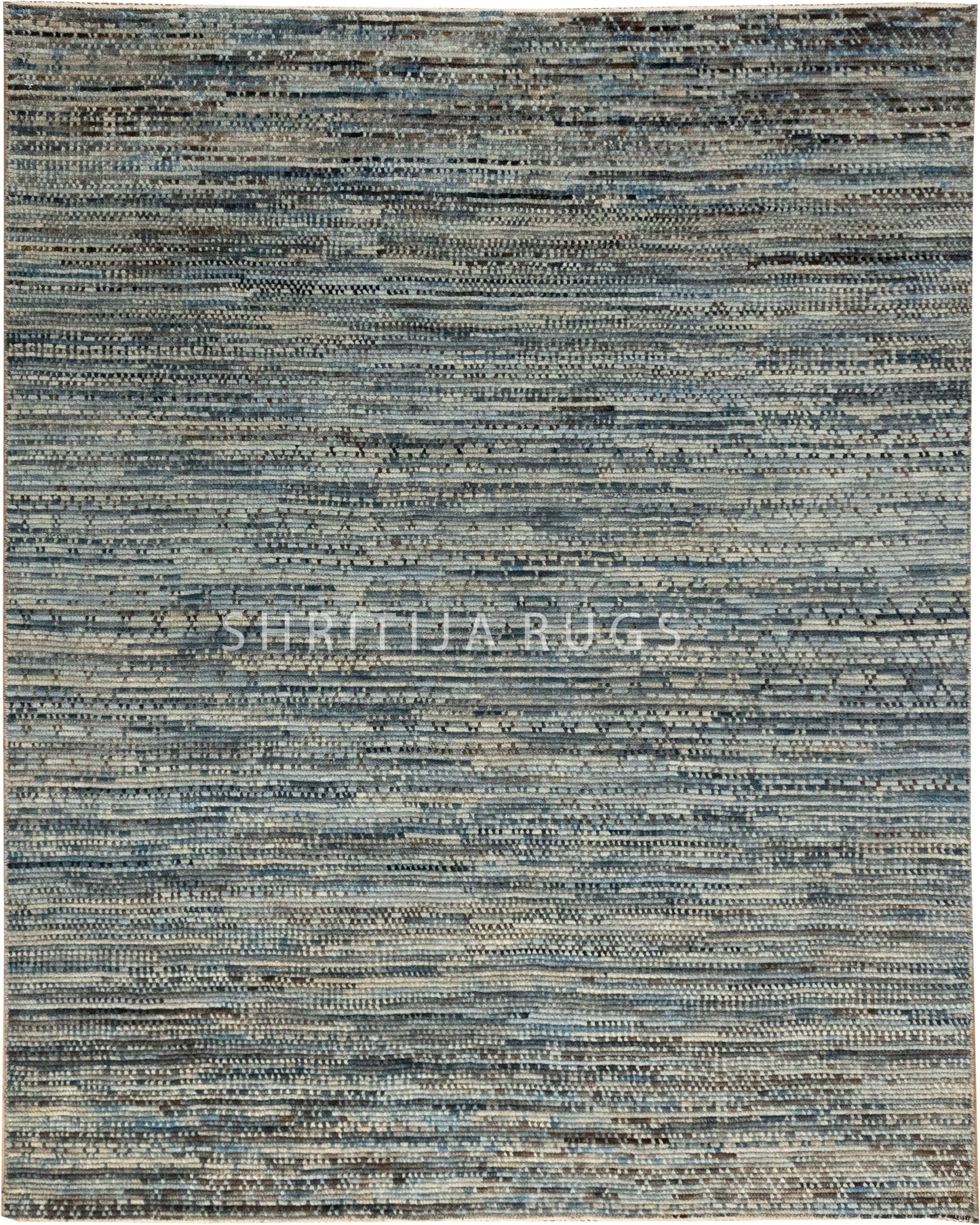 Galaxy Blue Modern Bedroom Rug