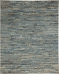 Galaxy Blue Modern Bedroom Rug