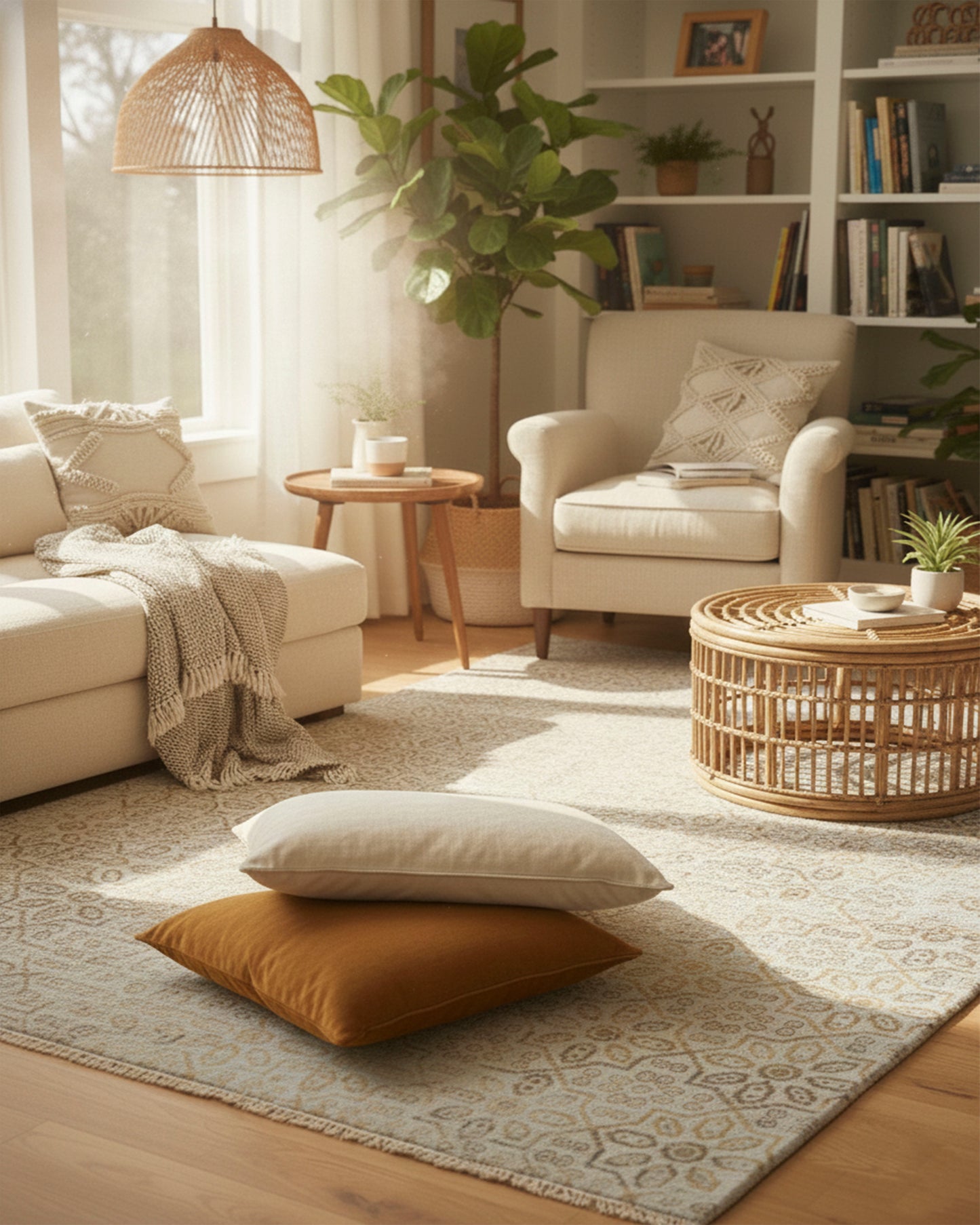 Floral Persian Oriental Area Living room Rug