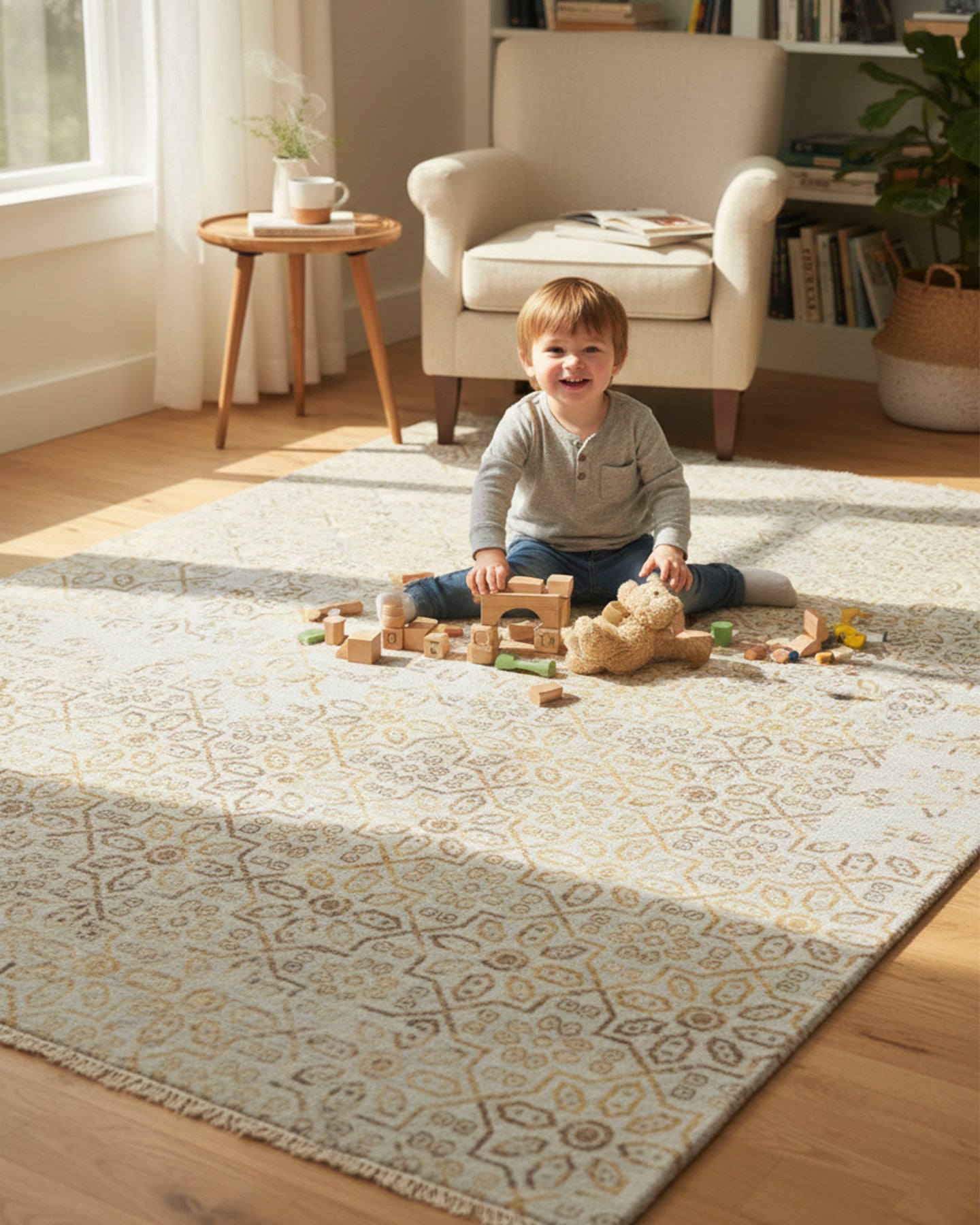 Floral Persian Oriental Area Living room Rug