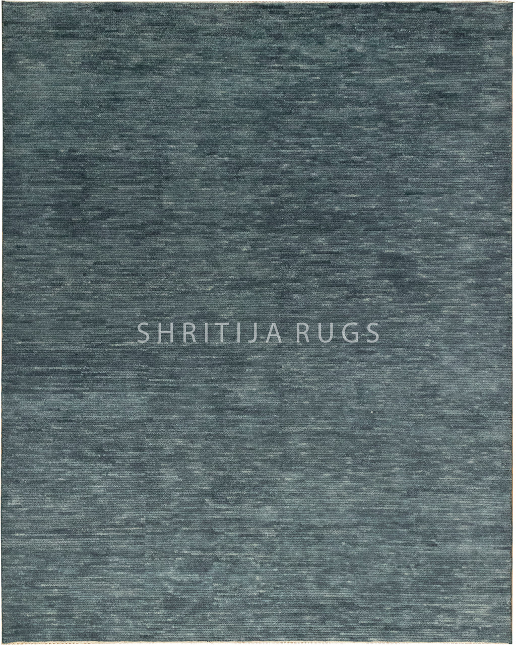 Bedroom Solid Gray Hand Knotted wool Rug