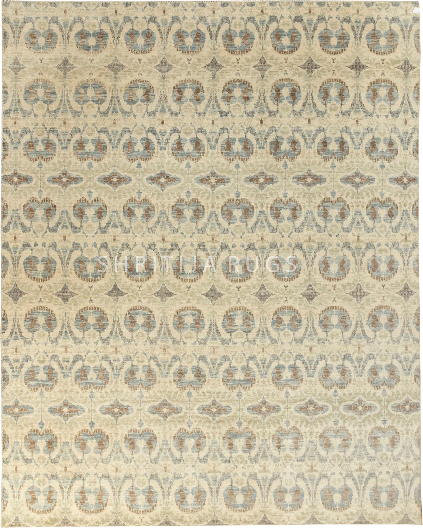 Ikat Traditional Floral Handmade Rug