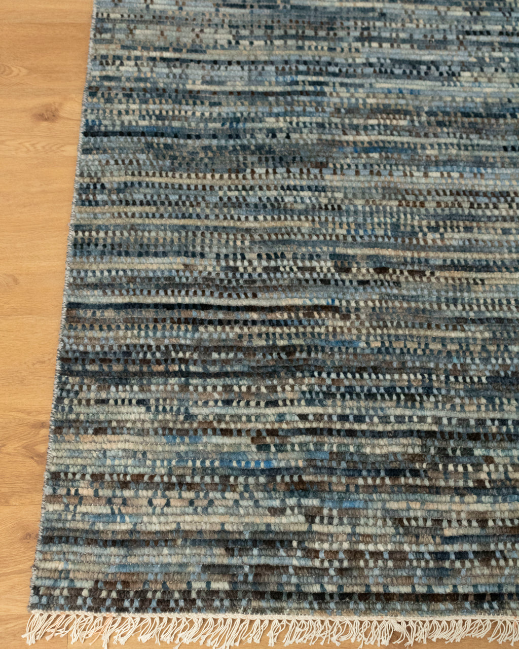 Galaxy Blue Modern Bedroom Rug