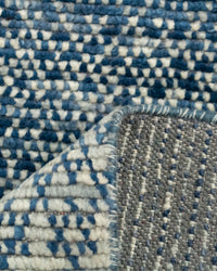 Denim blue Indo Savannah Soft Wool Rug