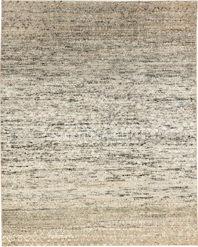 Wool Silk Indo Savannah Diamond Pattern Rug