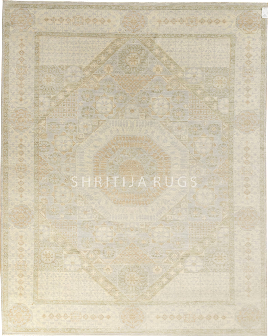 Hand-Knotted Royal Look Mamluk Rug: The Perfect Blend of Comfort and Style