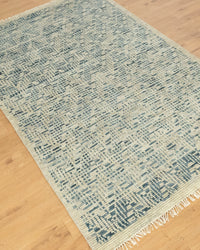 Esprenza Zigzag pattern Ivory Grey Rug