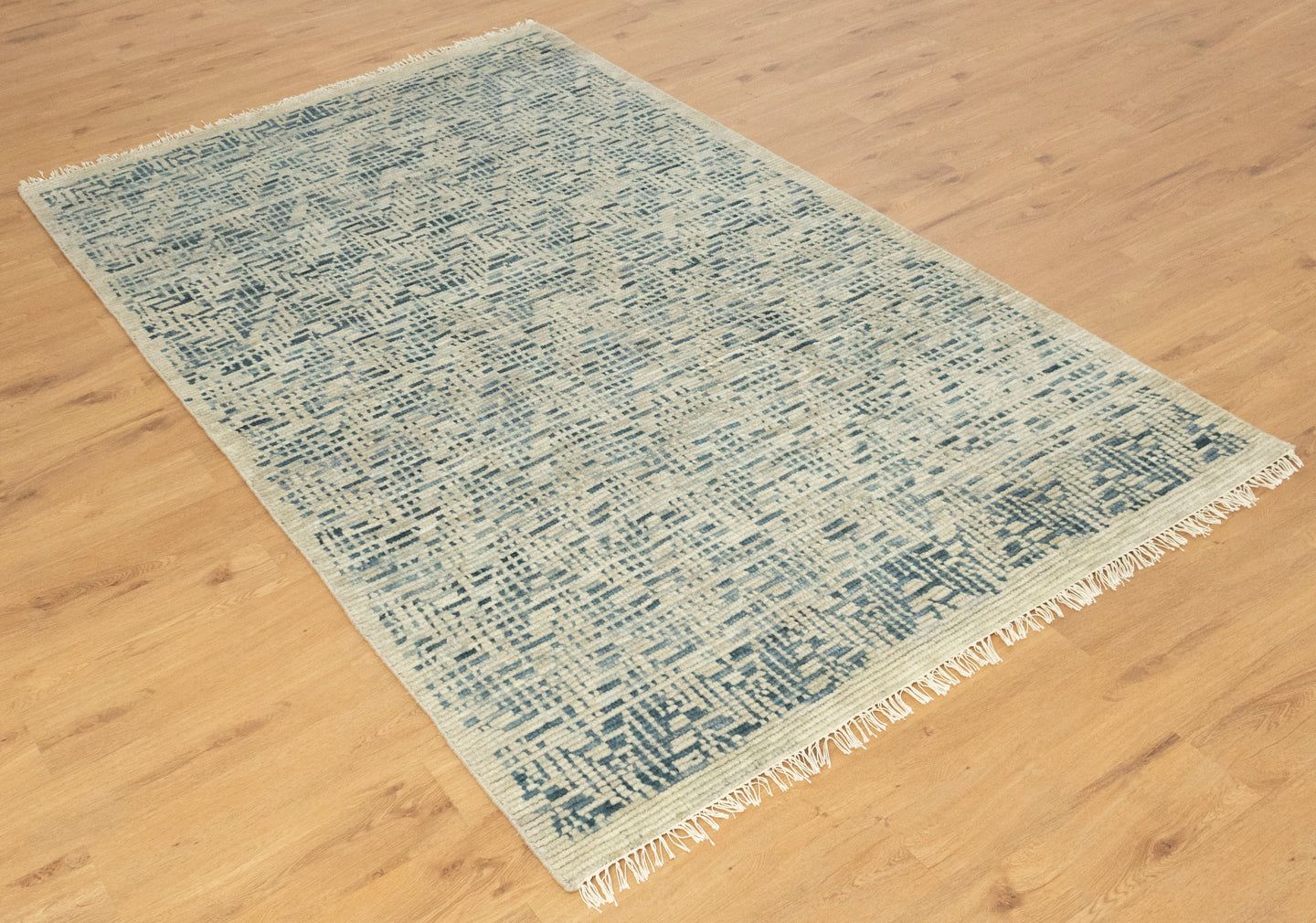 Esprenza Zigzag pattern Ivory Grey Rug