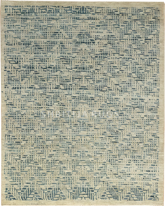 Esprenza Zigzag pattern Ivory Grey Rug