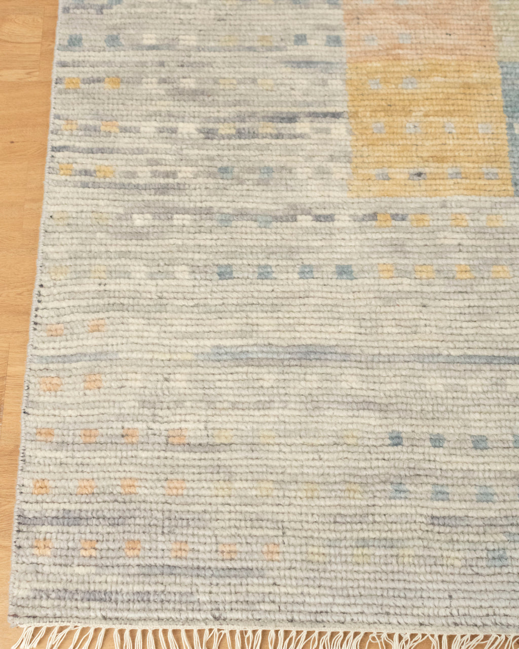 Golden Grid Rug