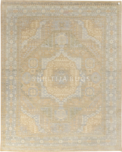 Artisan Hand-Knotted Mamluk Distressed look  Rug: Quality Meets Design