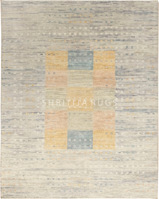 Golden Grid Rug