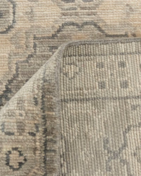 Taupe Floral Gray Trbal Turkish Muted Look Rug
