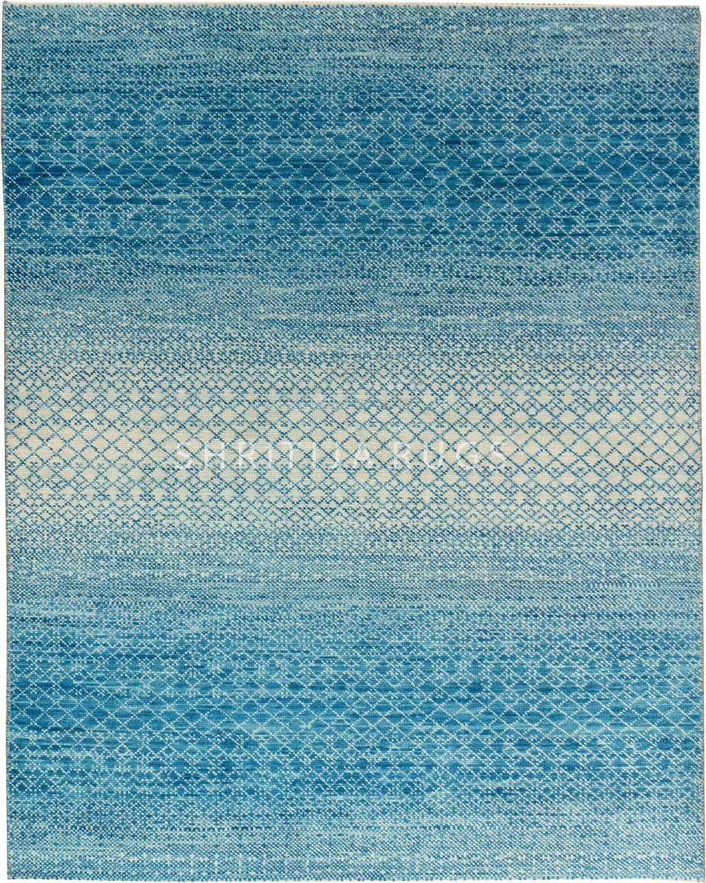 Lagoon Contemporary Plush Hand knotted Rugs
