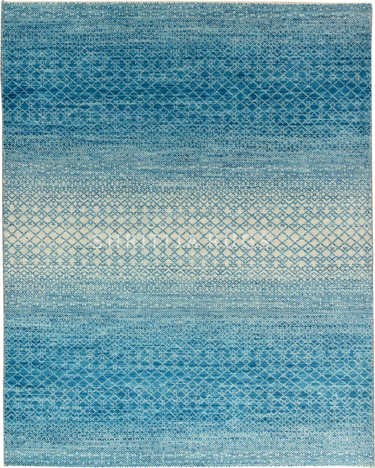 Lagoon Contemporary Plush Hand knotted Rugs