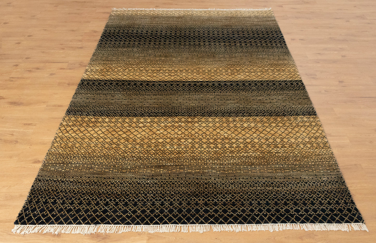 Spectrum Luxury handmade Gold Rug