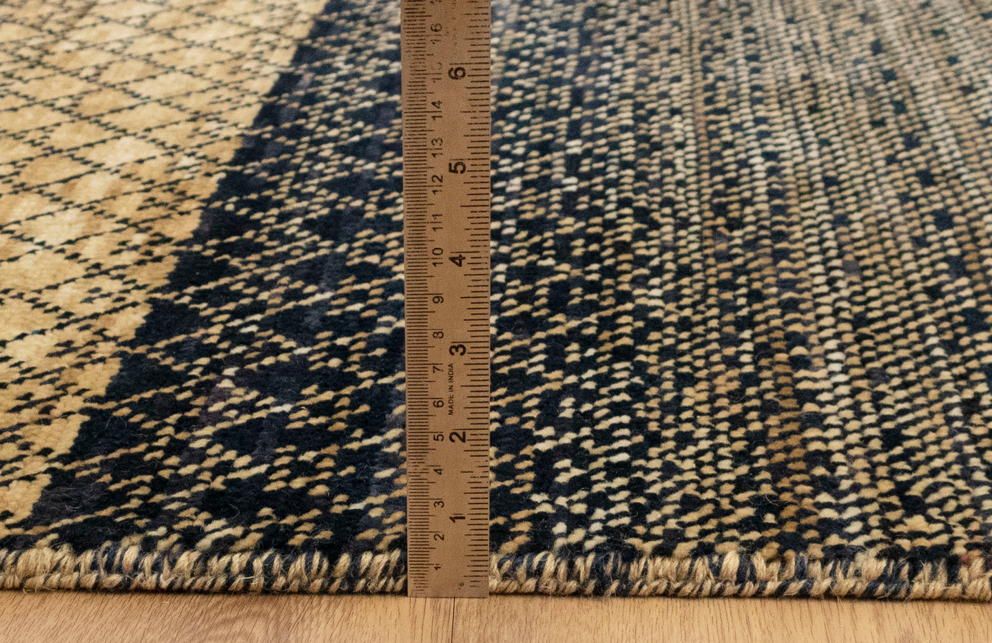 Spectrum Luxury handmade Gold Rug