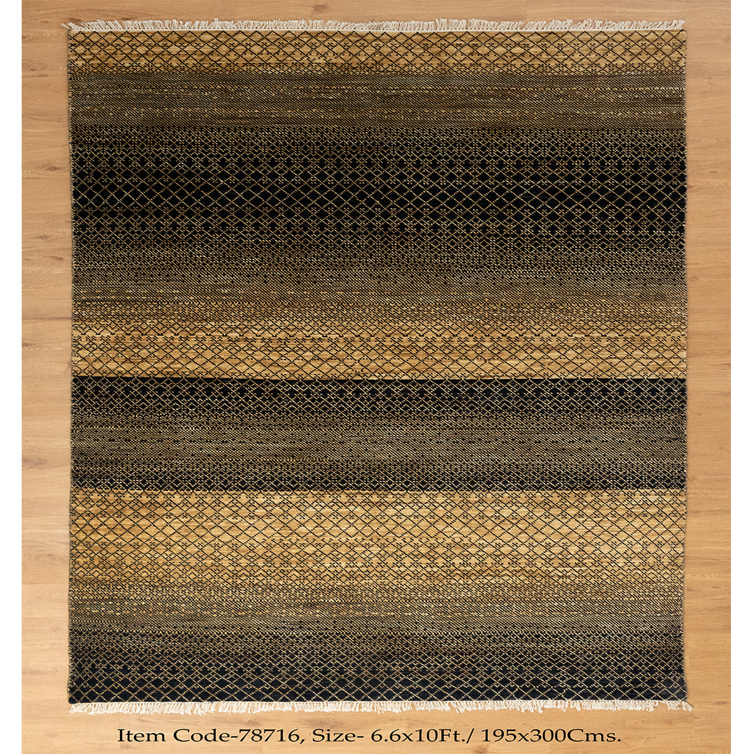 Spectrum Luxury handmade Gold Rug