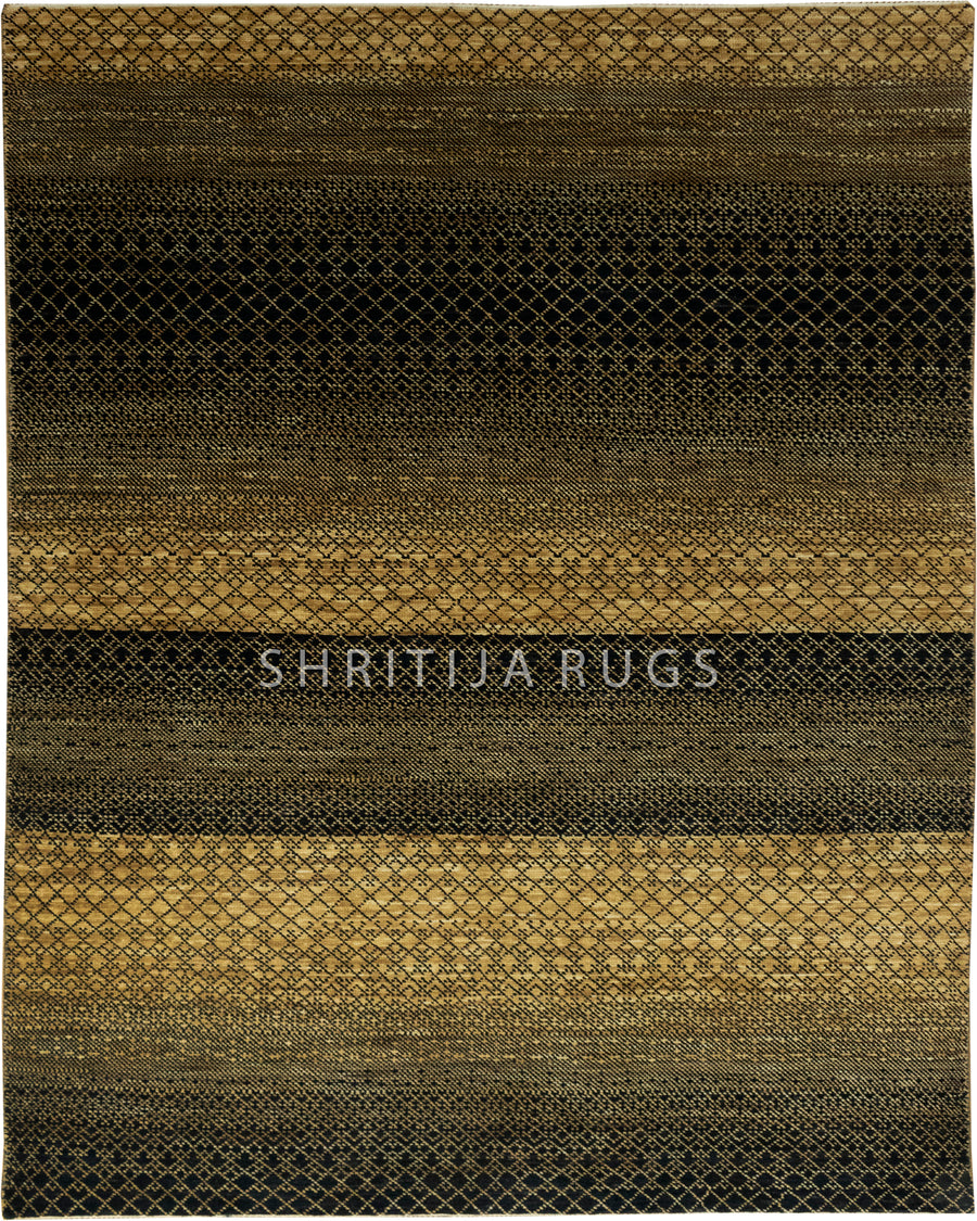 Spectrum Luxury handmade Gold Rug