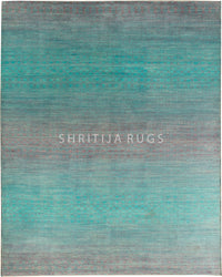Turquoise Blue Gabbech Area Rug