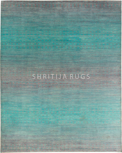 Turquoise Blue Gabbech Area Rug