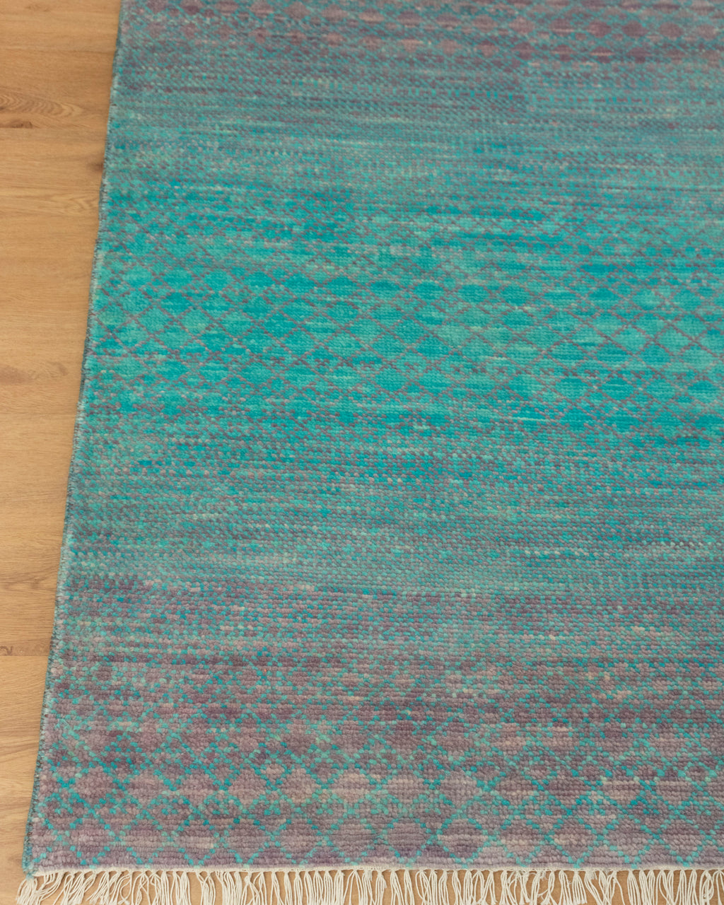 Turquoise Blue Gabbech Area Rug