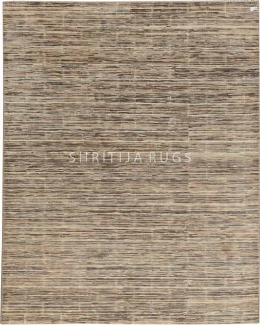 Aprezo Abstract Oriental Kashkoli Hand Knotted Rug