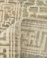 Mamluk Grey Ivory Vintage Hand knotted Rug