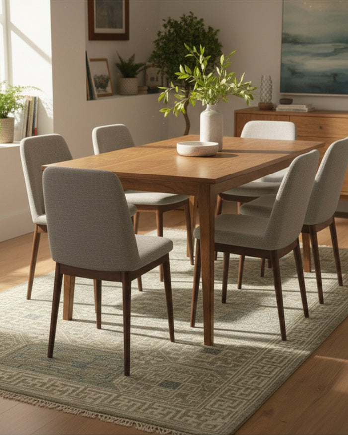 Mamluk Grey Ivory Vintage Hand knotted Rug