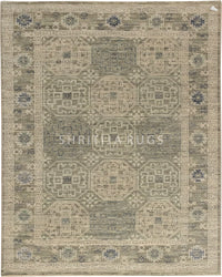 Modern Hand-Knotted Mamluk Royal Rug: Versatile and Stylish