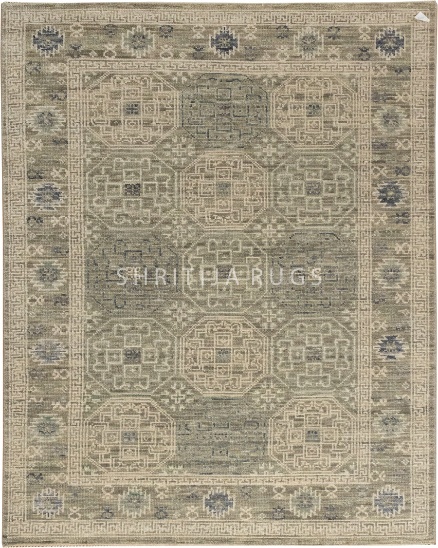 Modern Hand-Knotted Mamluk Royal Rug: Versatile and Stylish