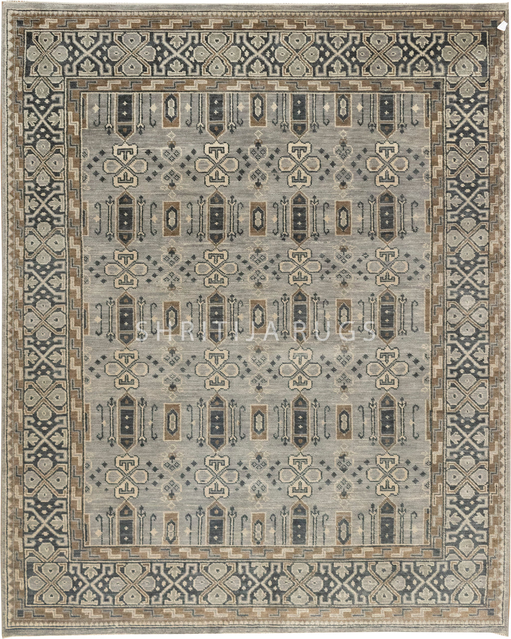 Ikat Stylish Design Hand-Knotted