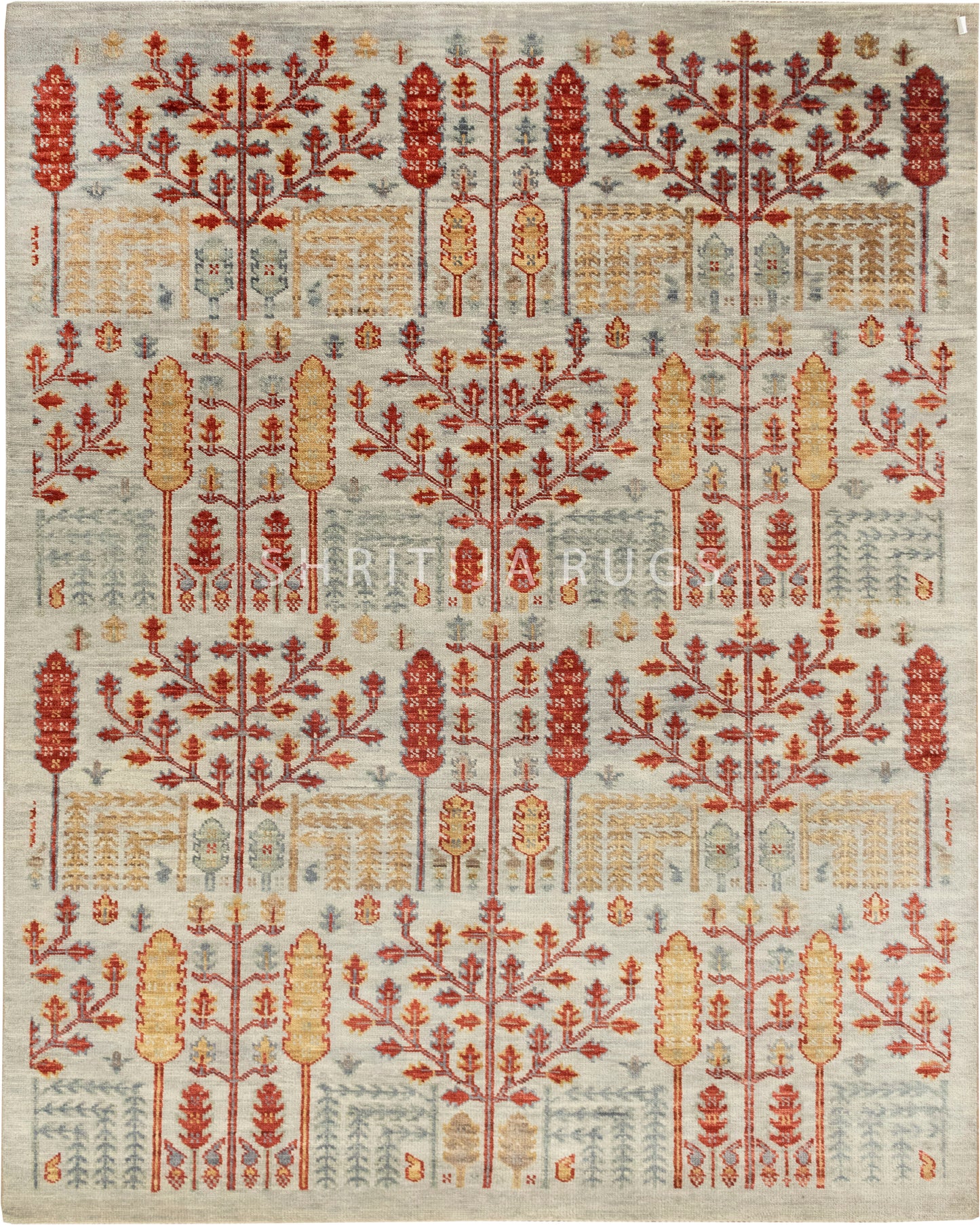 Premium Hand-Knotted Oushak inspired by Nature Rug: Timeless Beauty for Your Home