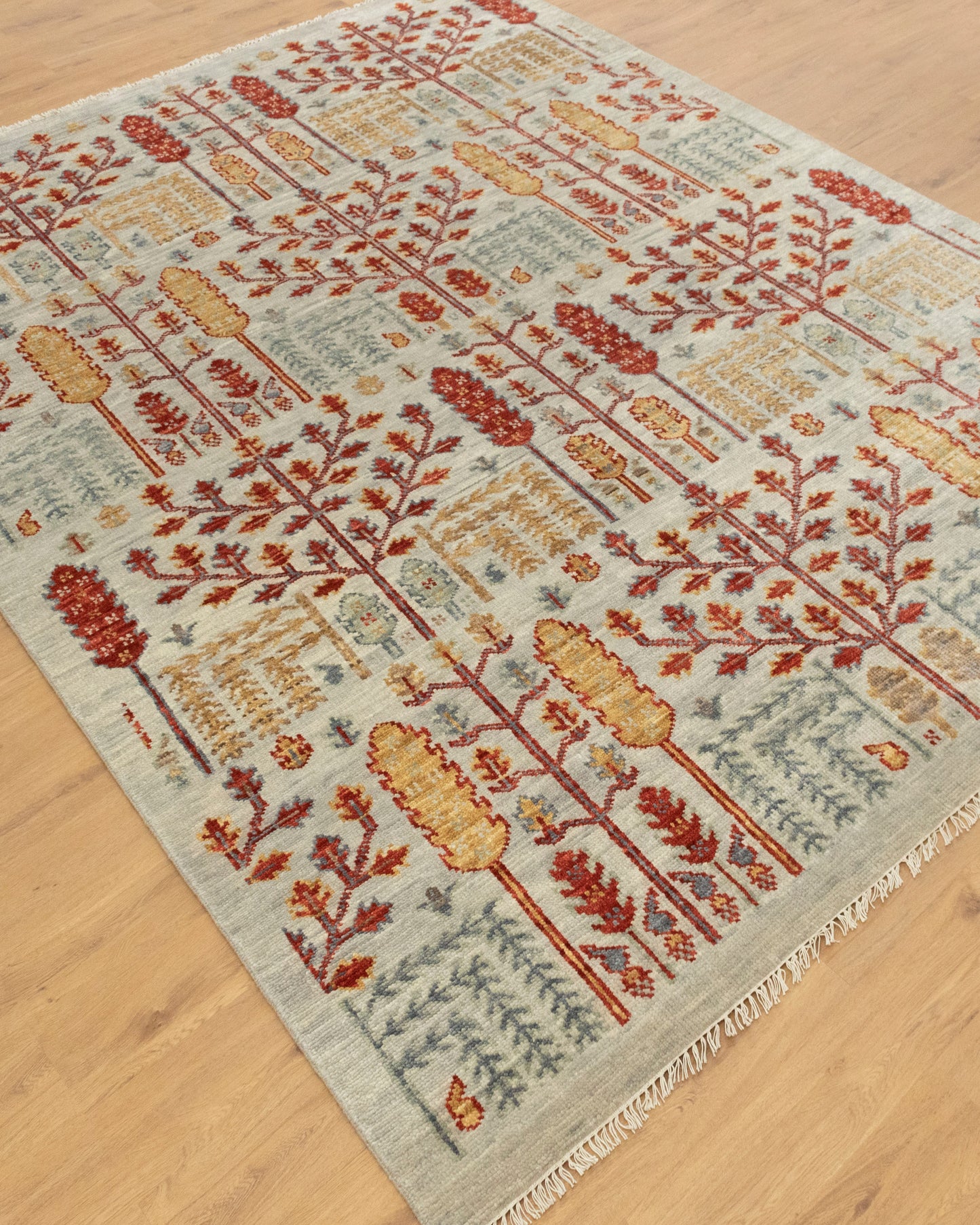 Premium Hand-Knotted Oushak inspired by Nature Rug: Timeless Beauty for Your Home
