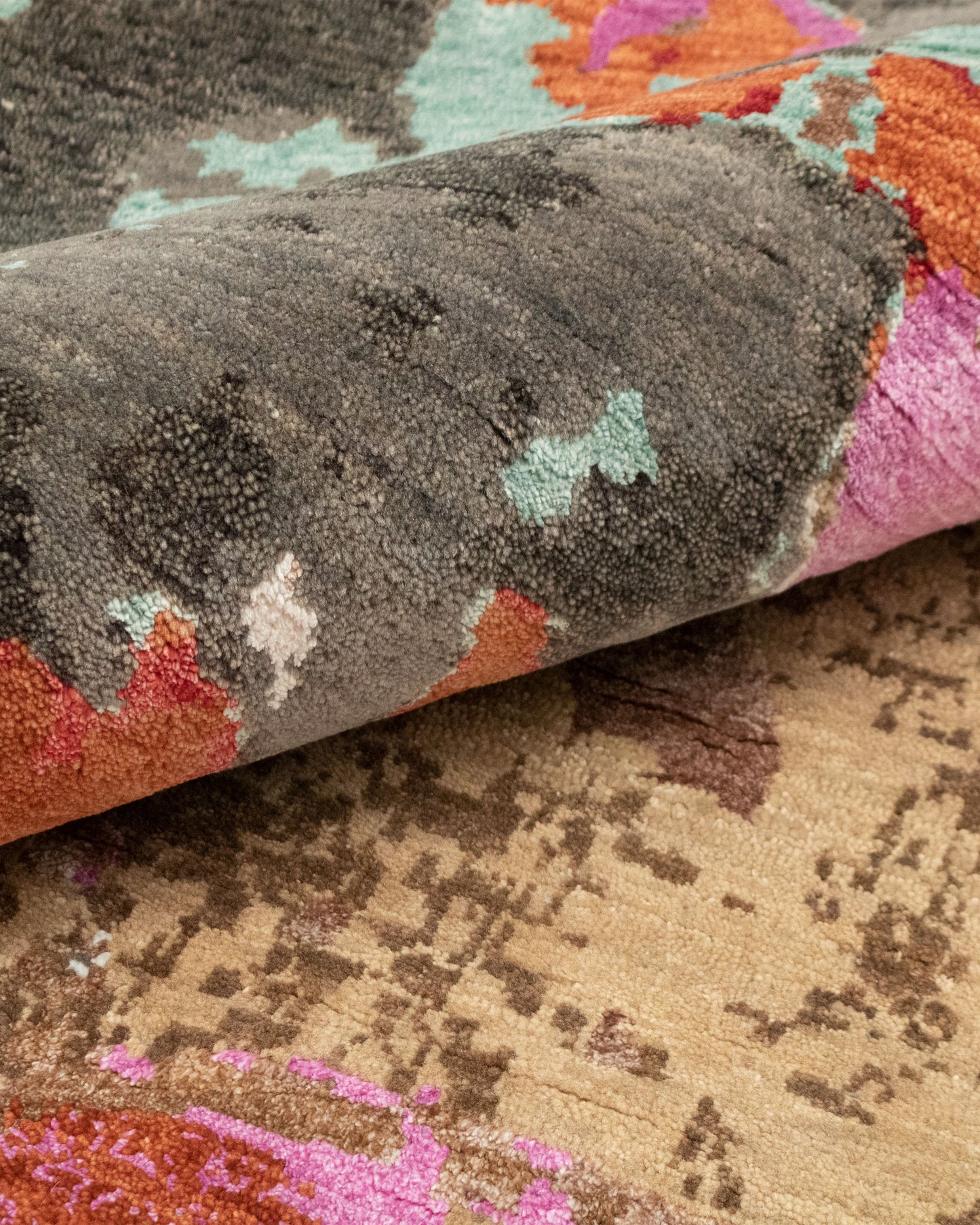 8x10 Natural Forest theme Colorful rug for your bedroom | Shritija Rugs