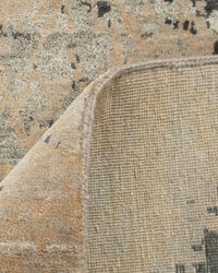 8x10 Omaxe Abstract Carpet Wool & Silk Modern Vintage Living Room Area Rug